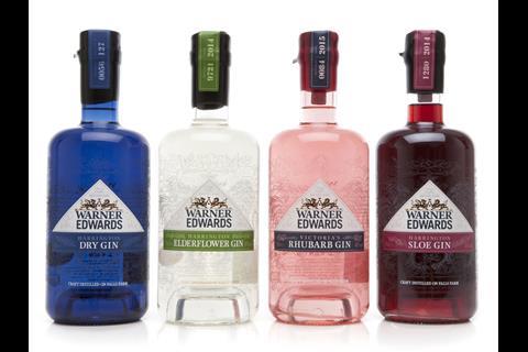 Warner Edwards revamps gin range